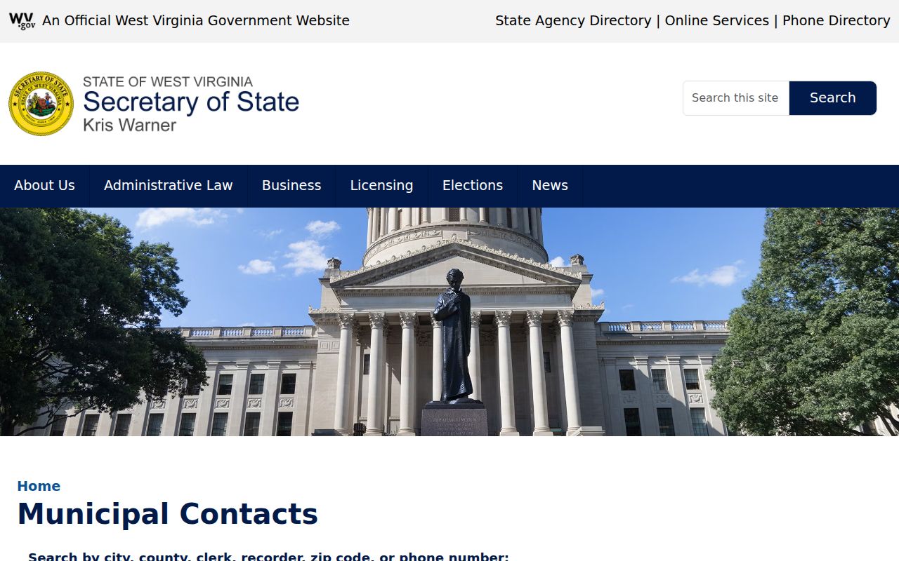 Oceana criminal records municipal contact directory